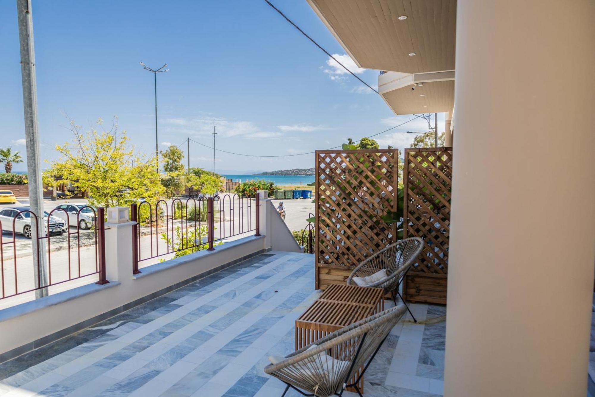 Take Me Here With A Sea View By Salt Apartments Волос Екстер'єр фото
